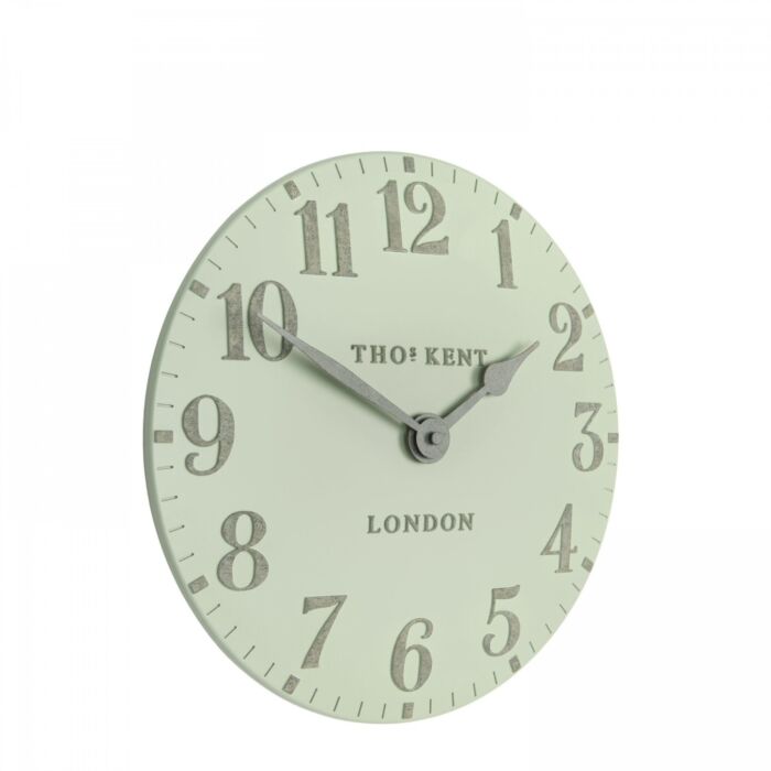Thomas Kent - Arabic Pearl Green Small Wall Clock